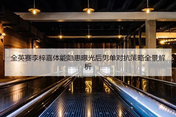 全英赛李梓嘉体能隐患曝光后男单对抗策略全景解析
